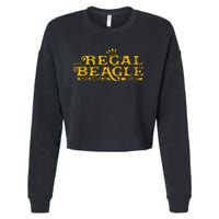 The Regal Beagle Funny Beagle Cropped Pullover Crew