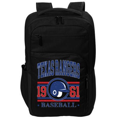 Texas Rangers Baseball Team Lover Supporter Impact Tech Backpack