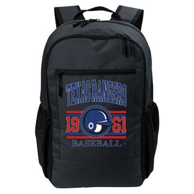 Texas Rangers Baseball Team Lover Supporter Daily Commute Backpack