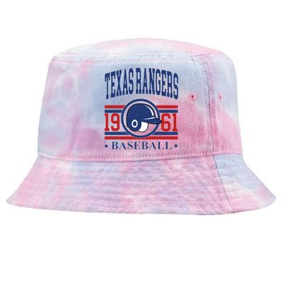 Texas Rangers Baseball Team Lover Supporter Tie-Dyed Bucket Hat