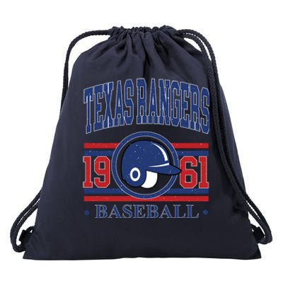 Texas Rangers Baseball Team Lover Supporter Drawstring Bag