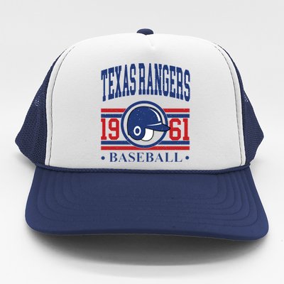 Texas Rangers Baseball Team Lover Supporter Trucker Hat