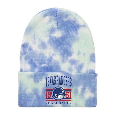 Texas Rangers Baseball Team Lover Supporter Tie Dye 12in Knit Beanie