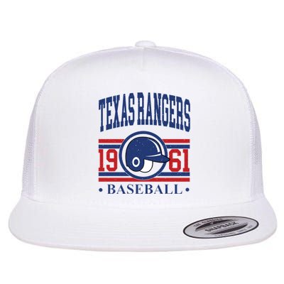 Texas Rangers Baseball Team Lover Supporter Flat Bill Trucker Hat