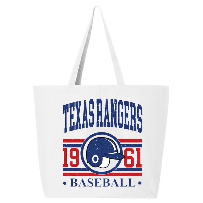 Texas Rangers Baseball Team Lover Supporter 25L Jumbo Tote