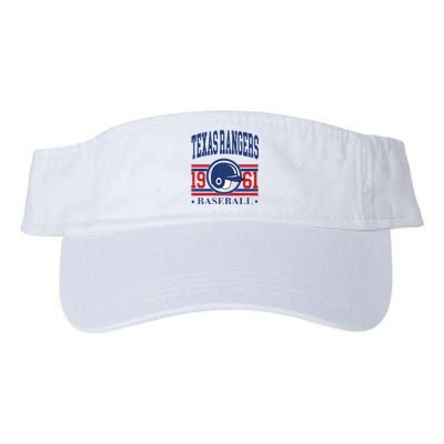 Texas Rangers Baseball Team Lover Supporter Valucap Bio-Washed Visor