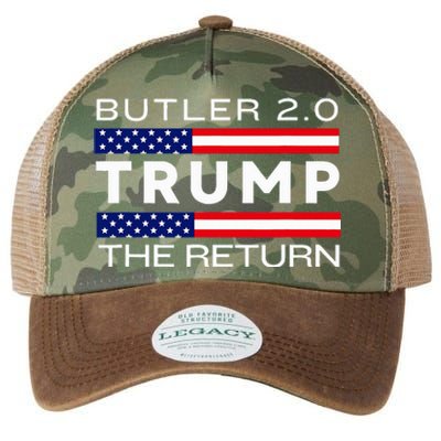 Trump Returns Butler Rally Fight Trump Elon Butler Rally 2.0 Legacy Tie Dye Trucker Hat