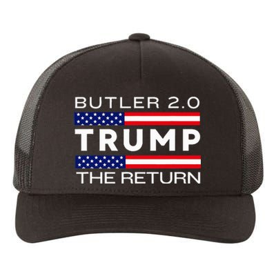 Trump Returns Butler Rally Fight Trump Elon Butler Rally 2.0 Yupoong Adult 5-Panel Trucker Hat