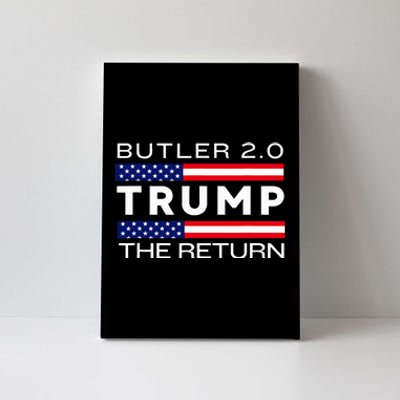 Trump Returns Butler Rally Fight Trump Elon Butler Rally 2.0 Canvas