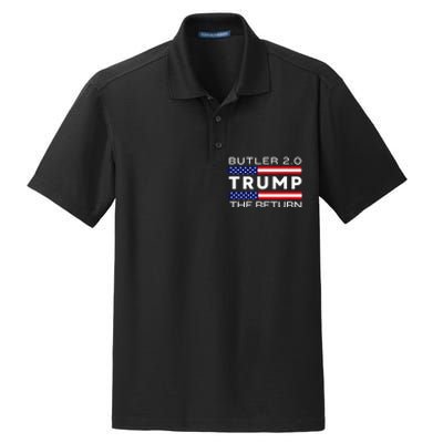 Trump Returns Butler Rally Fight Trump Elon Butler Rally 2.0 Dry Zone Grid Polo