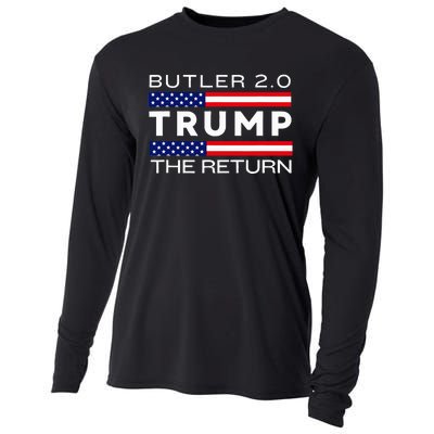 Trump Returns Butler Rally Fight Trump Elon Butler Rally 2.0 Cooling Performance Long Sleeve Crew