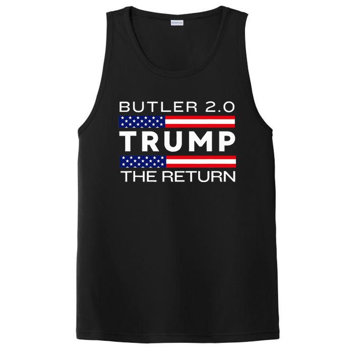 Trump Returns Butler Rally Fight Trump Elon Butler Rally 2.0 PosiCharge Competitor Tank