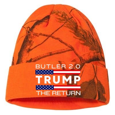 Trump Returns Butler Rally Fight Trump Elon Butler Rally 2.0 Kati Licensed 12" Camo Beanie