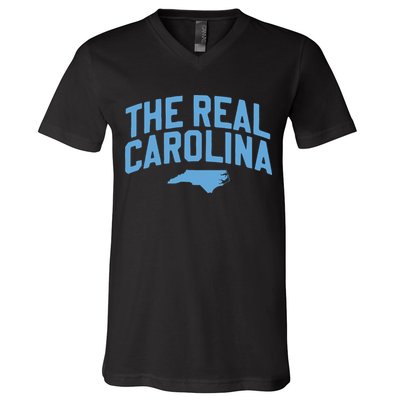 The Real Carolina Nc V-Neck T-Shirt