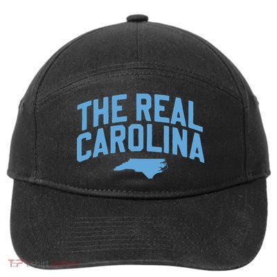 The Real Carolina Nc 7-Panel Snapback Hat
