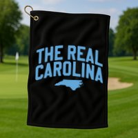 The Real Carolina Nc Golf Towel