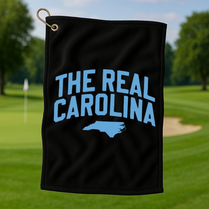 The Real Carolina Nc Golf Towel