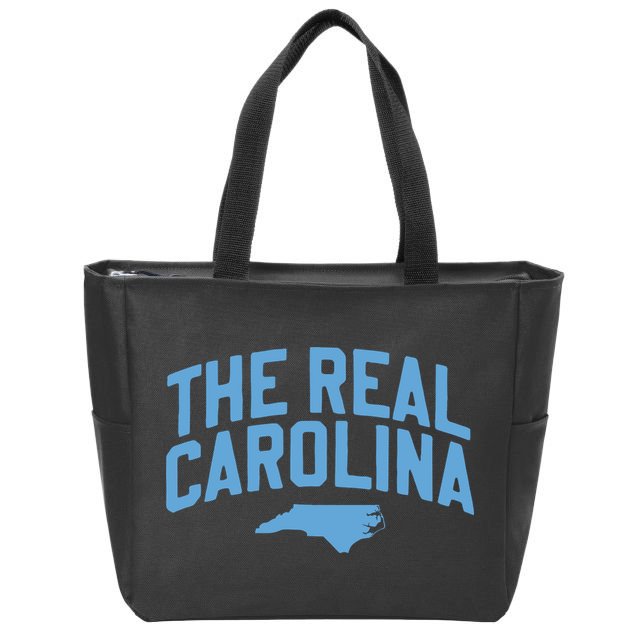 The Real Carolina Nc Zip Tote Bag
