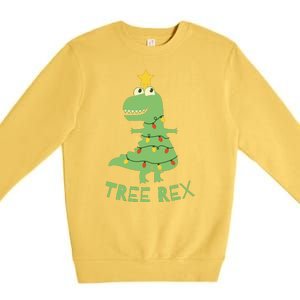 Tree Rex Christmas Premium Crewneck Sweatshirt