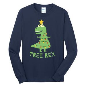 Tree Rex Christmas Tall Long Sleeve T-Shirt