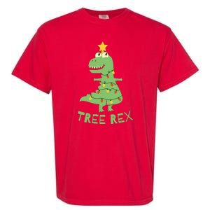 Tree Rex Christmas Garment-Dyed Heavyweight T-Shirt