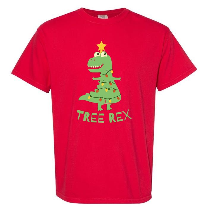 Tree Rex Christmas Garment-Dyed Heavyweight T-Shirt