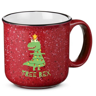 Tree Rex Christmas 15oz Campfire Ceramic Mug