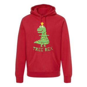 Tree Rex Christmas Premium Hoodie