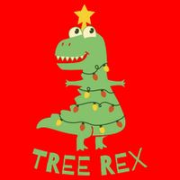 Tree Rex Christmas 16 in Basic Backpack