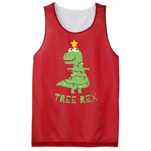 Tree Rex Christmas Mesh Reversible Basketball Jersey Tank