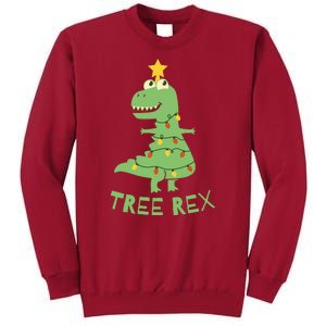 Tree Rex Christmas Tall Sweatshirt