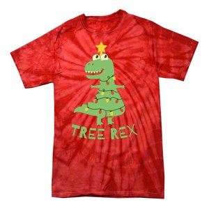 Tree Rex Christmas Tie-Dye T-Shirt