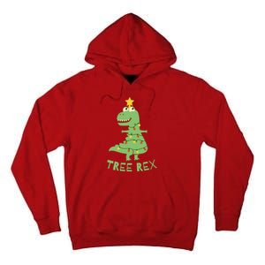 Tree Rex Christmas Tall Hoodie