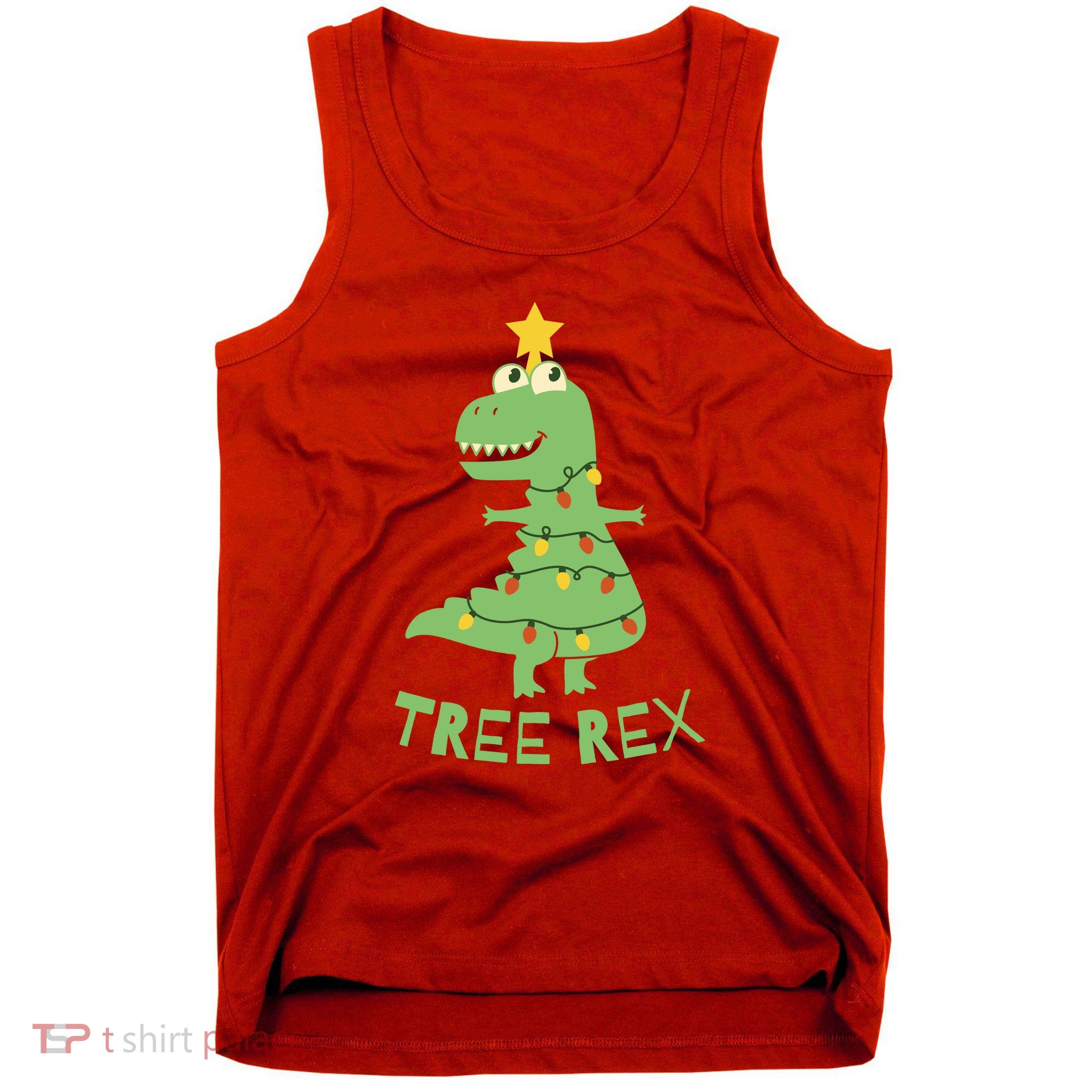 Tree Rex Christmas Tank Top