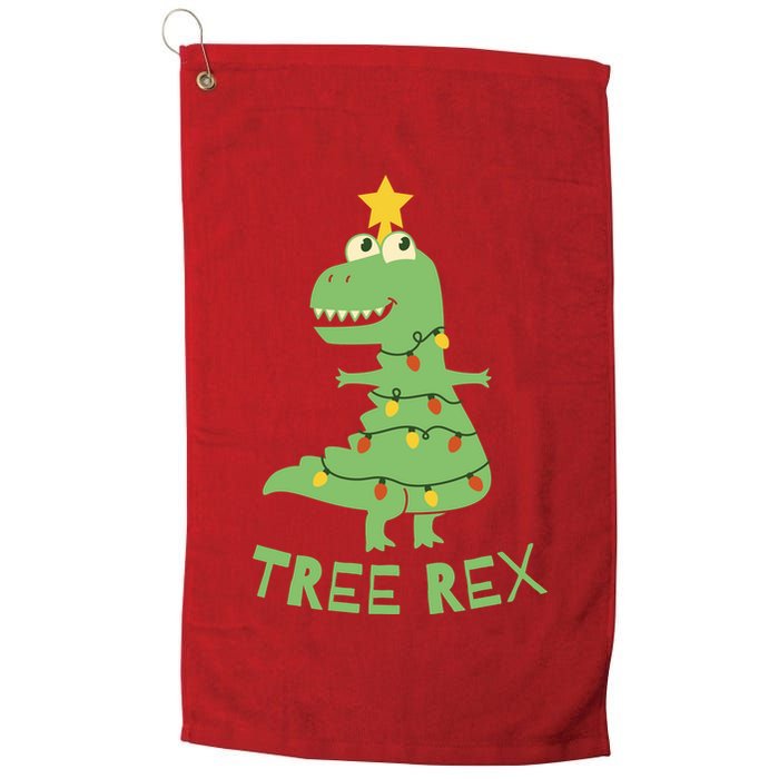 Tree Rex Christmas Golf Towel