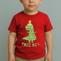 Tree Rex Christmas Toddler T-Shirt
