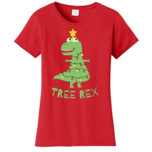 Tree Rex Christmas Women's T-Shirt