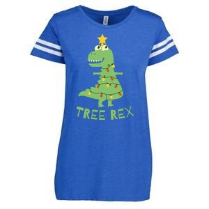 Tree Rex Christmas Enza Ladies Jersey Football T-Shirt