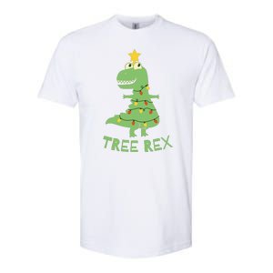 Tree Rex Christmas Softstyle CVC T-Shirt