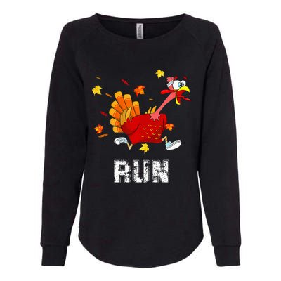 Turkey Run Costume Thanksgiving Running Turkey Trot Womens California Wash Sweatshirt