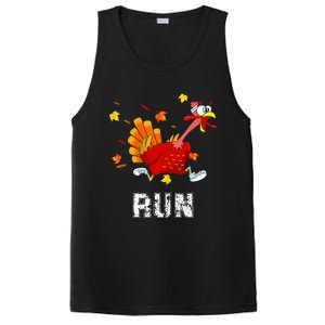 Turkey Run Costume Thanksgiving Running Turkey Trot PosiCharge Competitor Tank