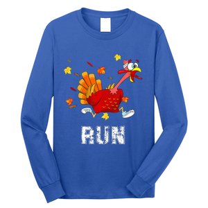 Turkey Run Costume Thanksgiving Running Turkey Trot Long Sleeve Shirt