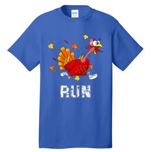 Turkey Run Costume Thanksgiving Running Turkey Trot Tall T-Shirt