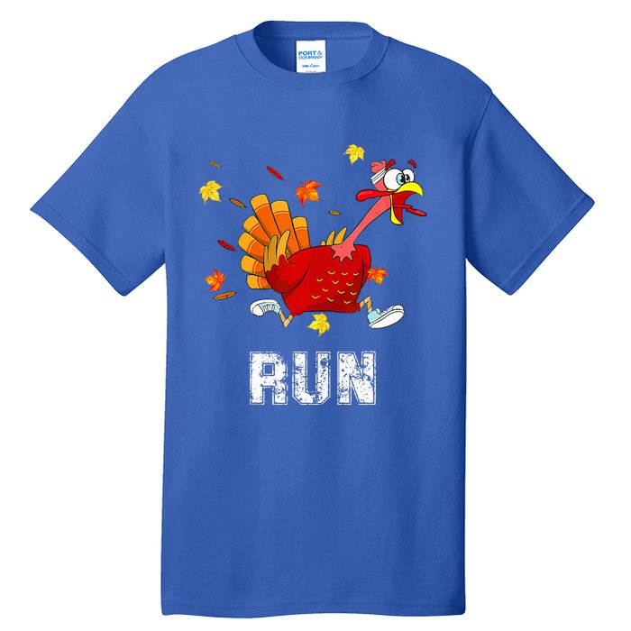 Turkey Run Costume Thanksgiving Running Turkey Trot Tall T-Shirt