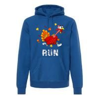 Turkey Run Costume Thanksgiving Running Turkey Trot Premium Hoodie