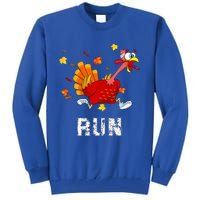 Turkey Run Costume Thanksgiving Running Turkey Trot Tall Sweatshirt