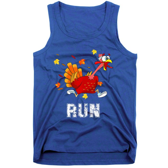 Turkey Run Costume Thanksgiving Running Turkey Trot Tank Top