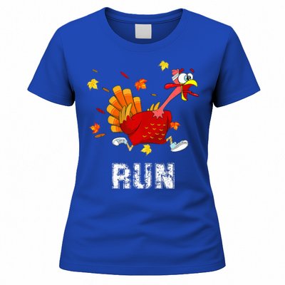 Turkey Run Costume Thanksgiving Running Turkey Trot Women's T-Shirt