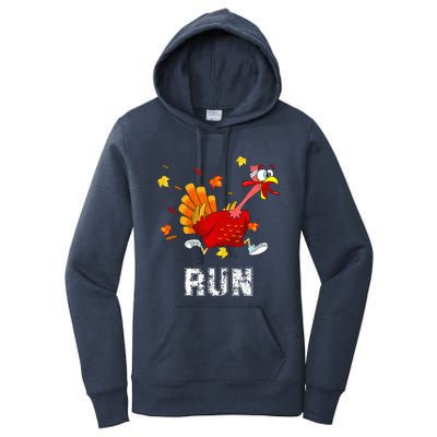 Turkey Run Costume Thanksgiving Running Turkey Trot Women's Pullover Hoodie