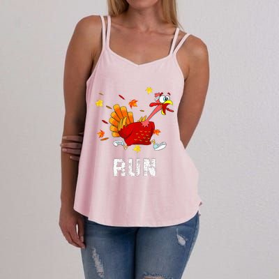 Turkey Run Costume Thanksgiving Running Turkey Trot Women's Strappy Tank